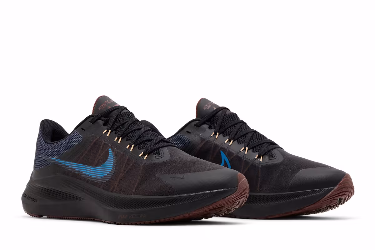 Nike Winflo 8 Black Thunder Blue, view 9