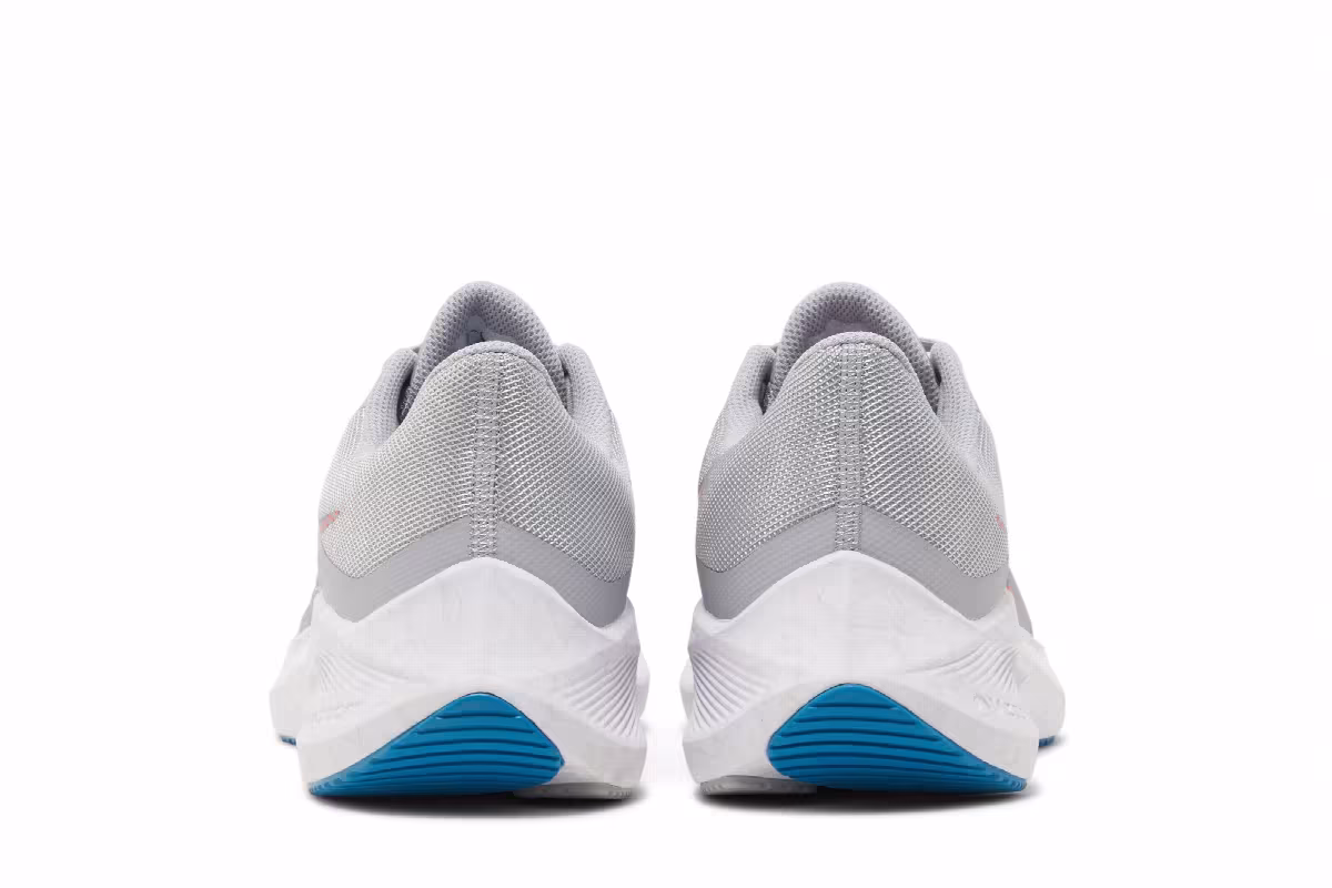 Nike Winflo 8 Wolf Grey Bright Crimson, view 7