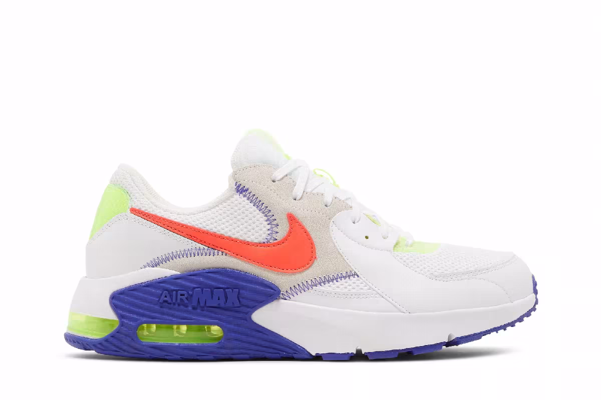 Nike Air Max Excee White Indigo Crimson, view 2