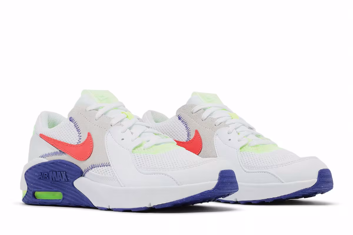 Nike Air Max Excee AMD GS White Indigo Burst, view 9