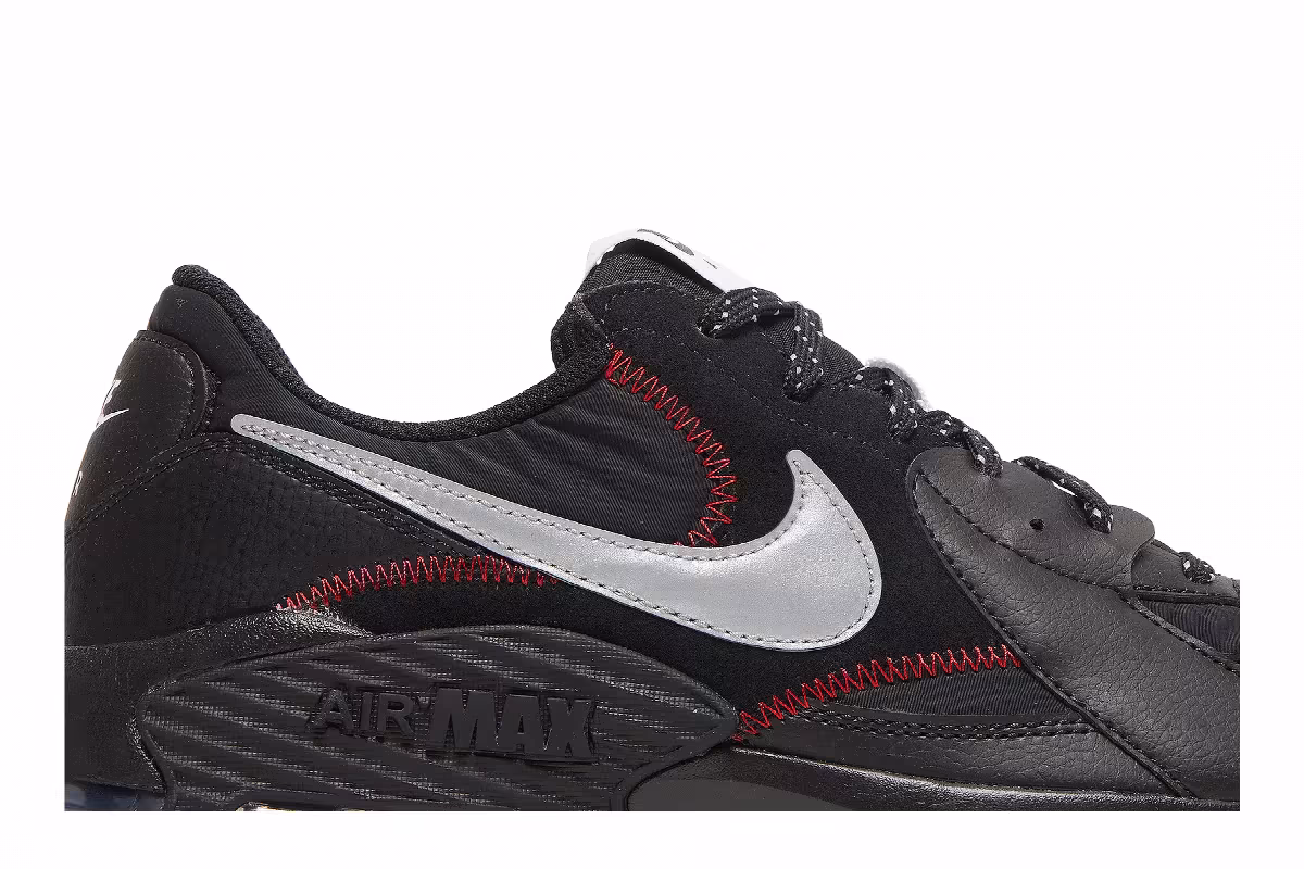 Nike Air Max Excee Black Sport Red, view 3