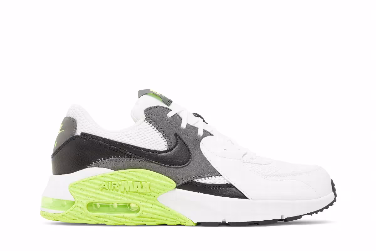 Nike Air Max Excee White Grey Volt, view 2