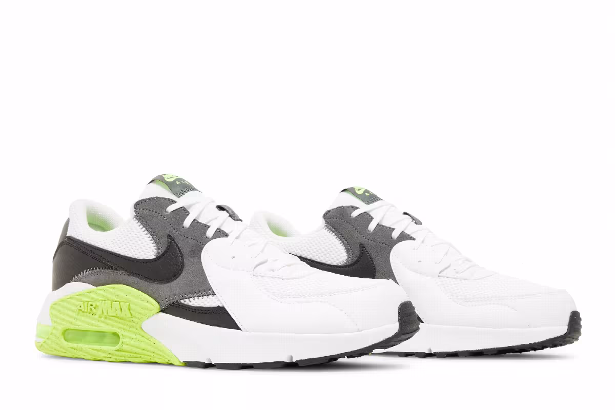 Nike Air Max Excee White Grey Volt, view 9