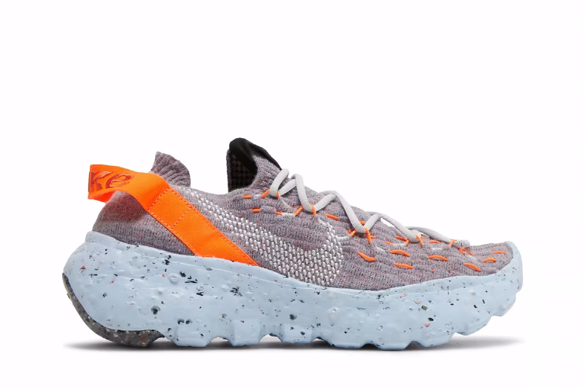 Nike Women's Space Hippie 04 Multi-Color Total Orange, view 2