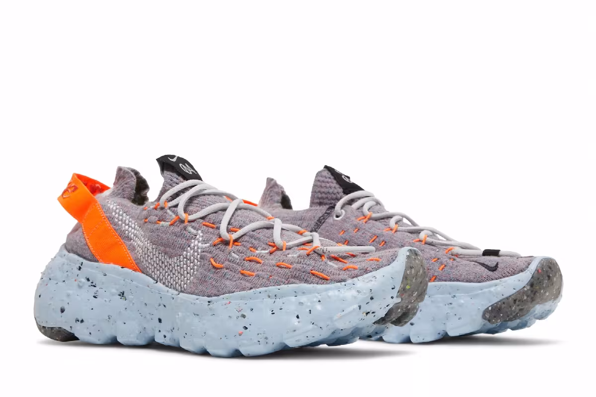 Nike Women's Space Hippie 04 Multi-Color Total Orange, view 9