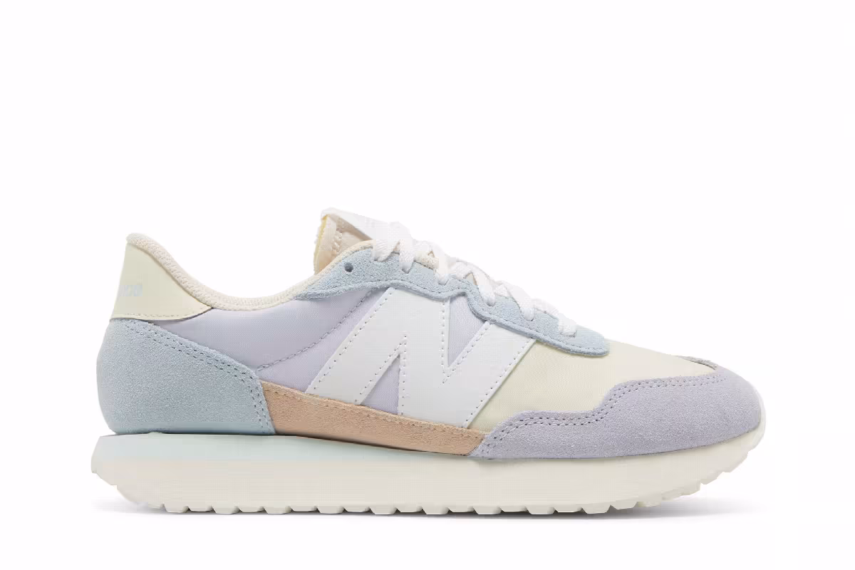 New Balance Women's 237 Violet Haze Macadamia Nut, view 2