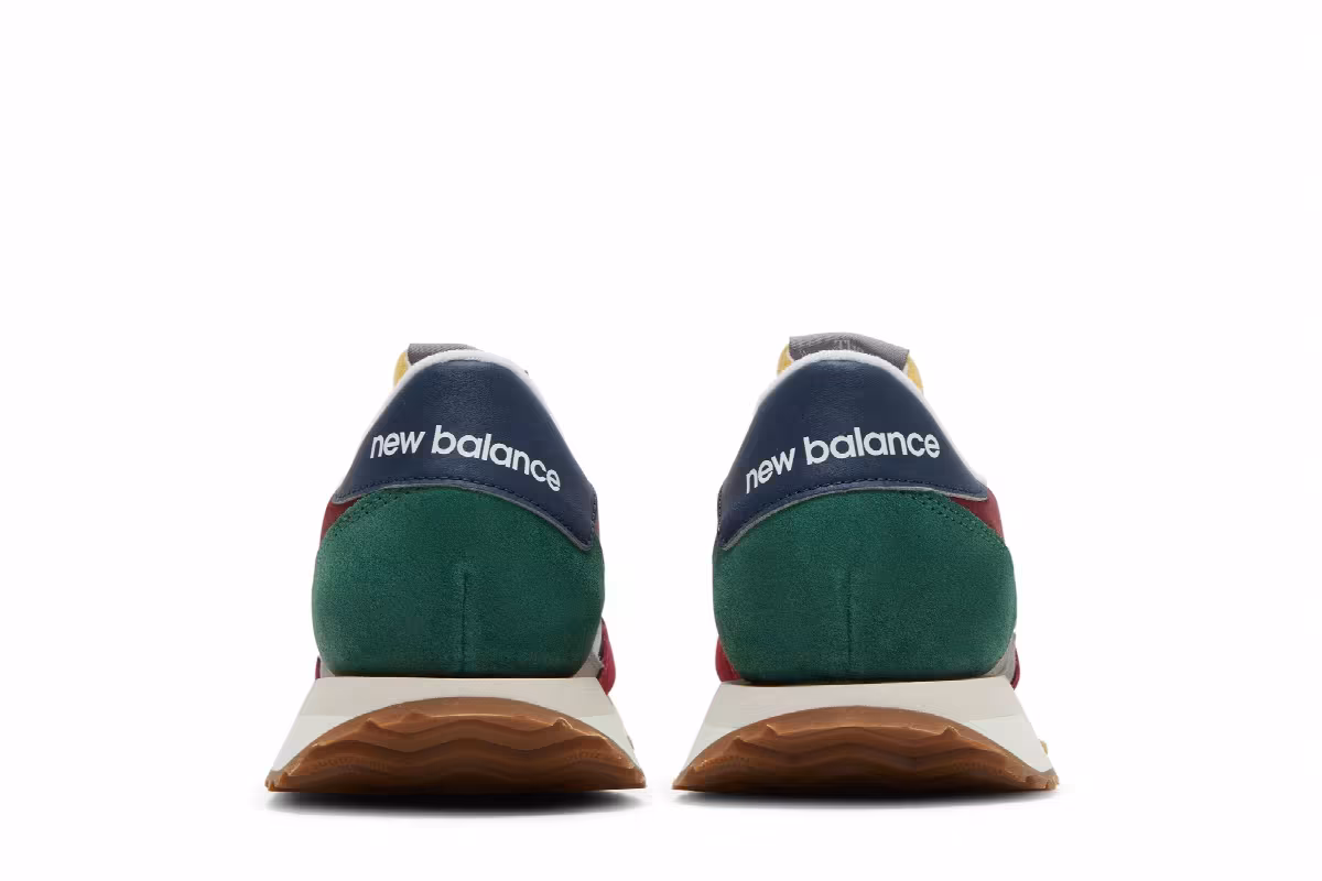 New Balance 237v1 Scarlet Team Forest Green, view 7