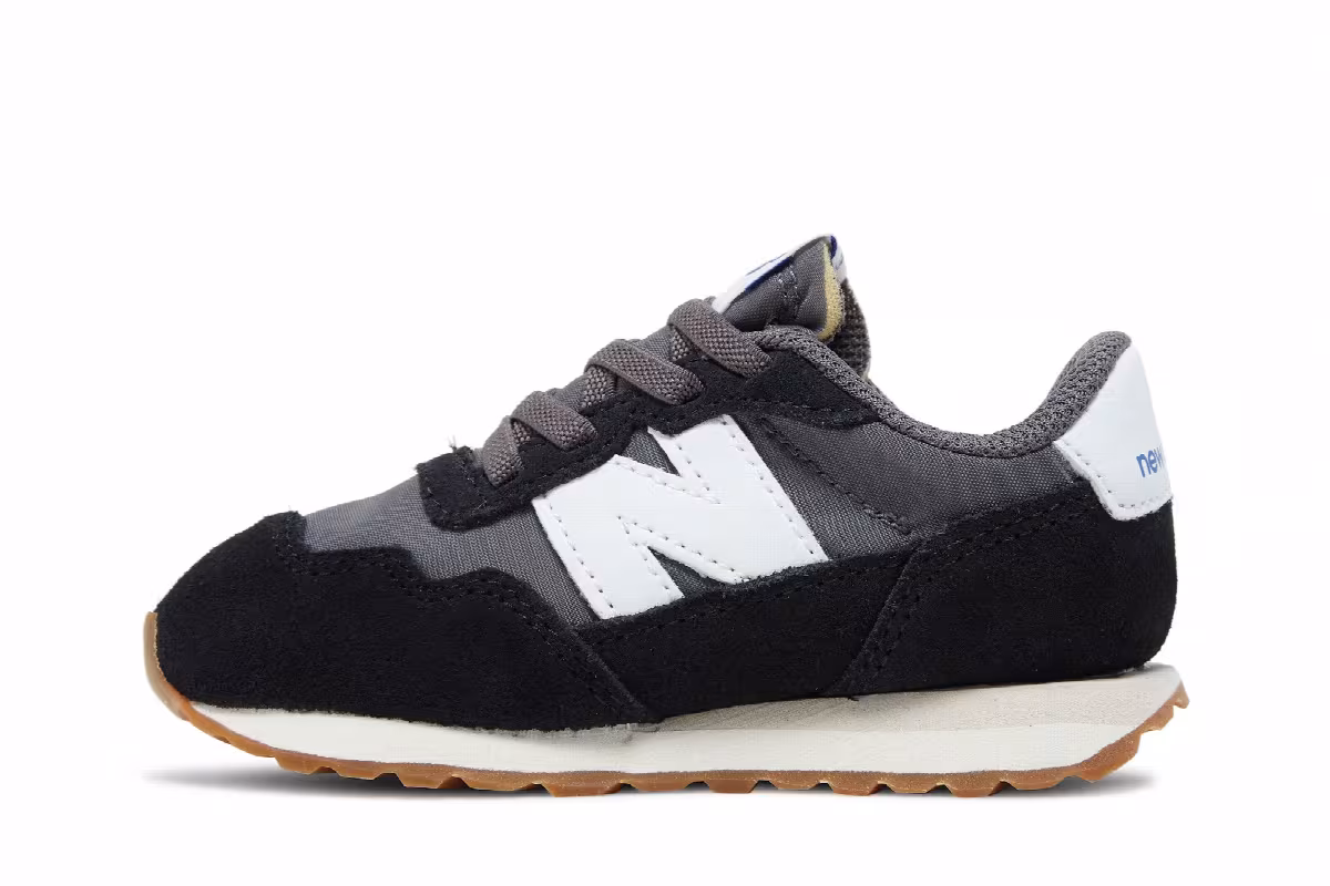 New Balance 237 Bungee Toddler Black Moonbeam, view 4