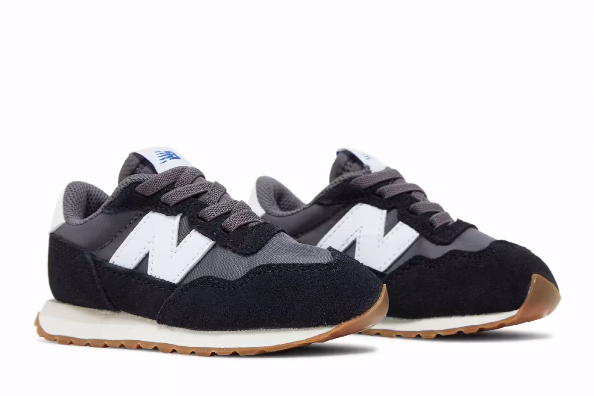 New Balance 237 Bungee Toddler Black Moonbeam, view 9