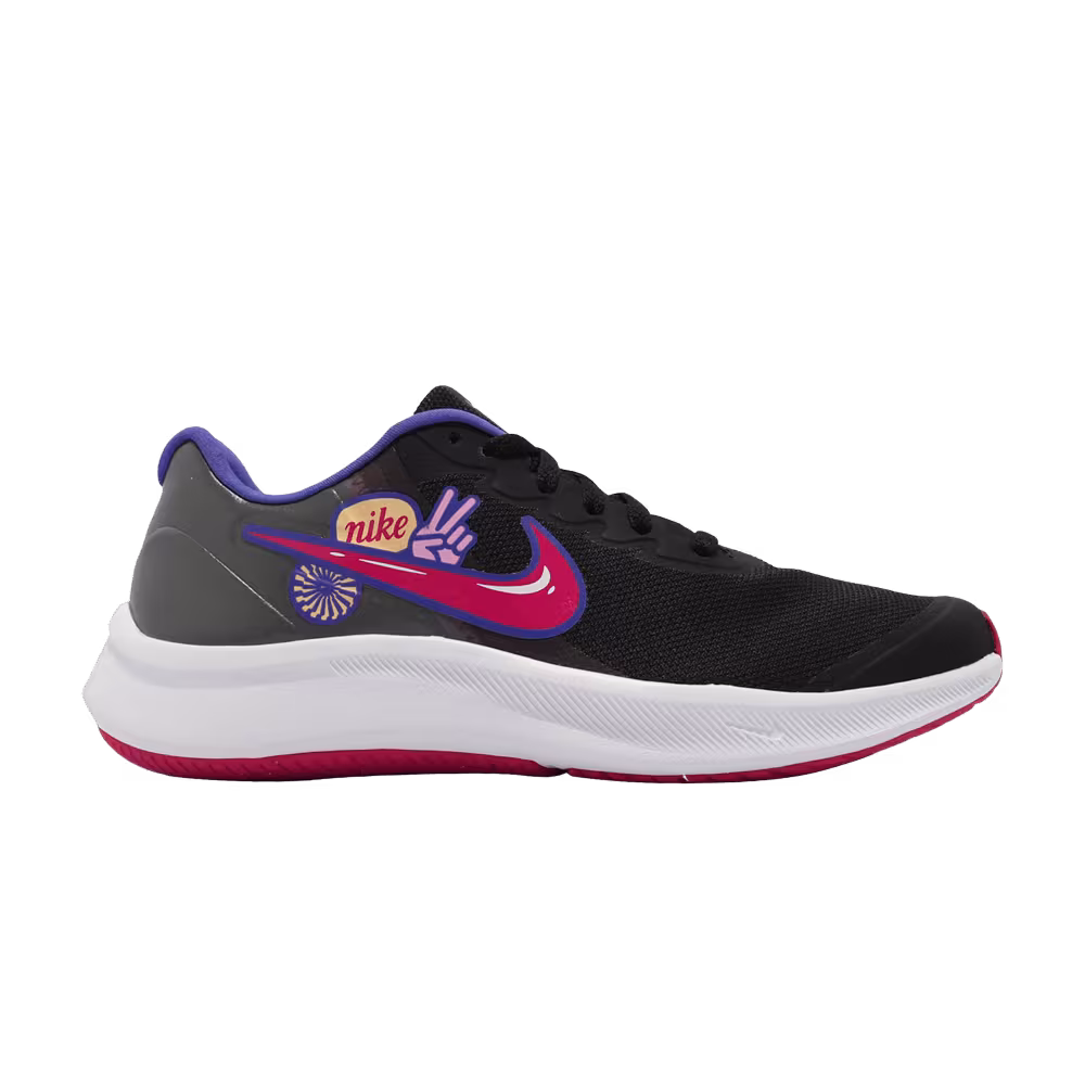 Nike Star Runner GS Black Pink Rise