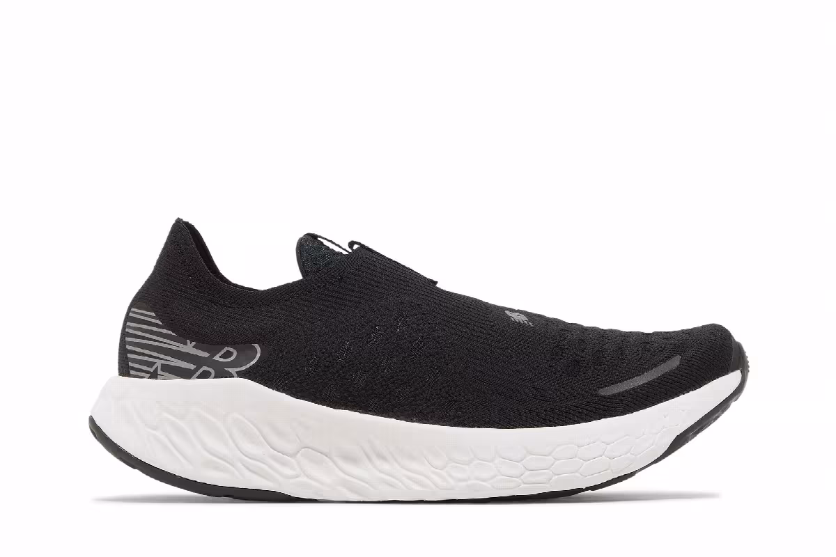 New Balance Fresh Foam X 1080 Unlaced Black White, view 2