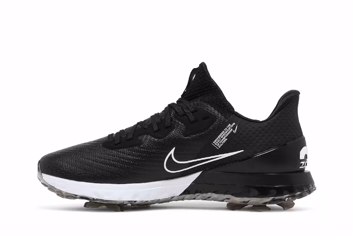 Nike Air Zoom Infinity Tour Golf Wide Black White, view 4
