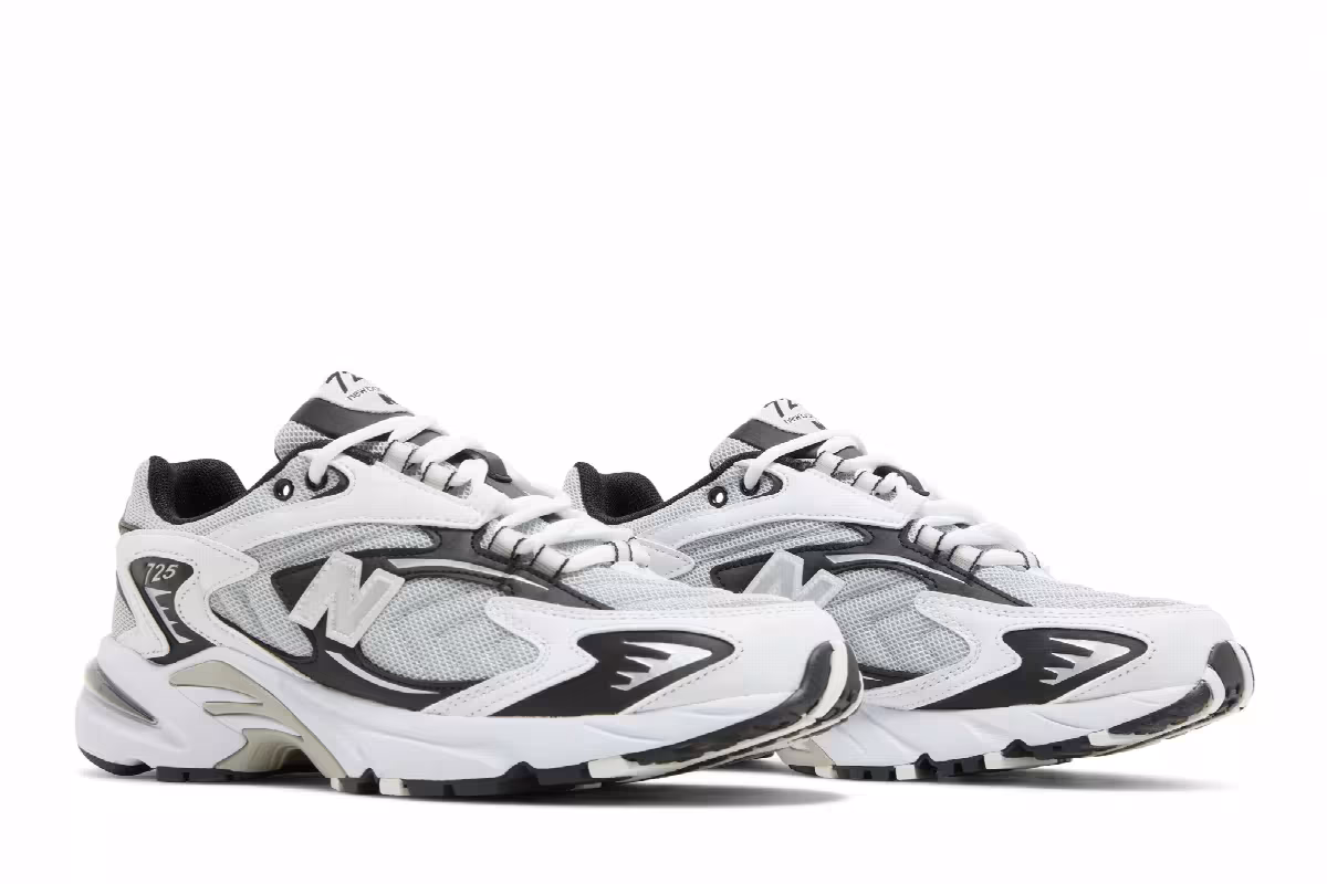 New Balance 725 White Black, view 9