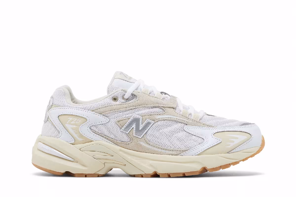 New Balance 725 Bone Metallic Silver, view 2
