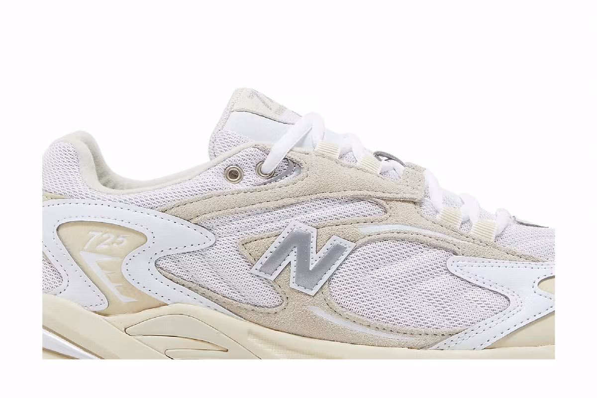 New Balance 725 Bone Metallic Silver, view 3