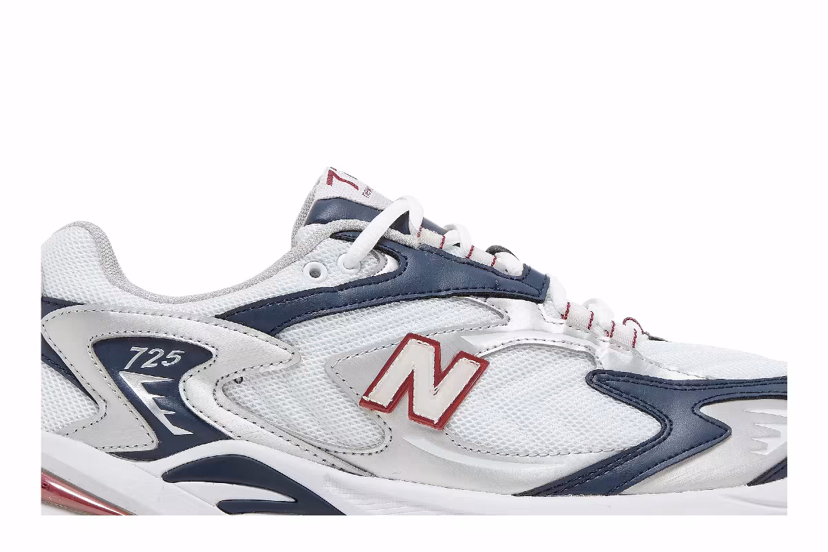 New Balance 725 Navy White Red, view 3
