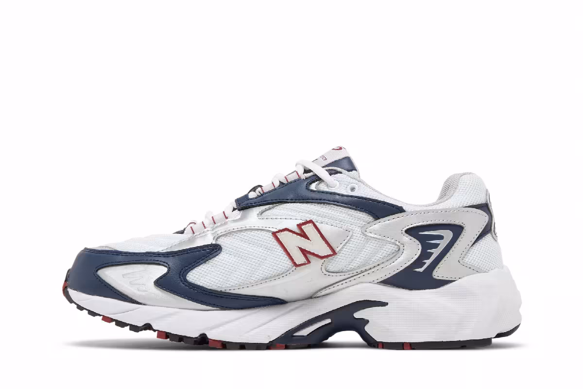 New Balance 725 Navy White Red, view 4