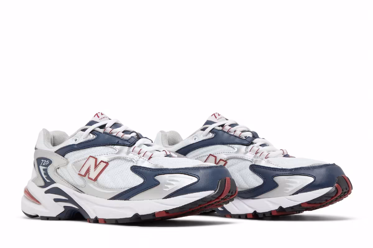 New Balance 725 Navy White Red, view 9
