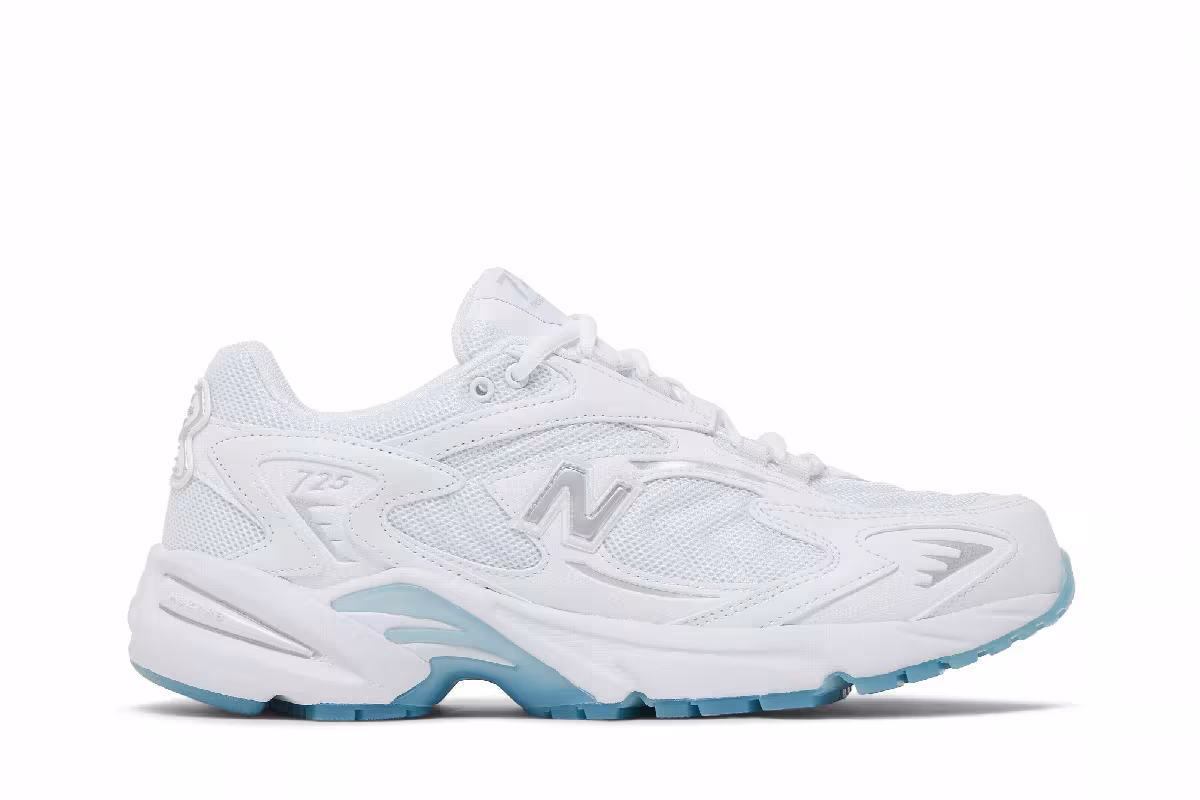 New Balance 725 White Team Carolina, view 2