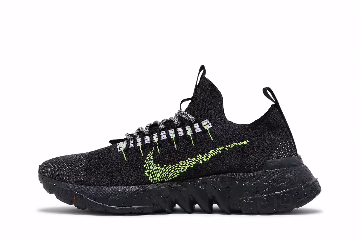 Nike Space Hippie 01 Black Volt, view 4