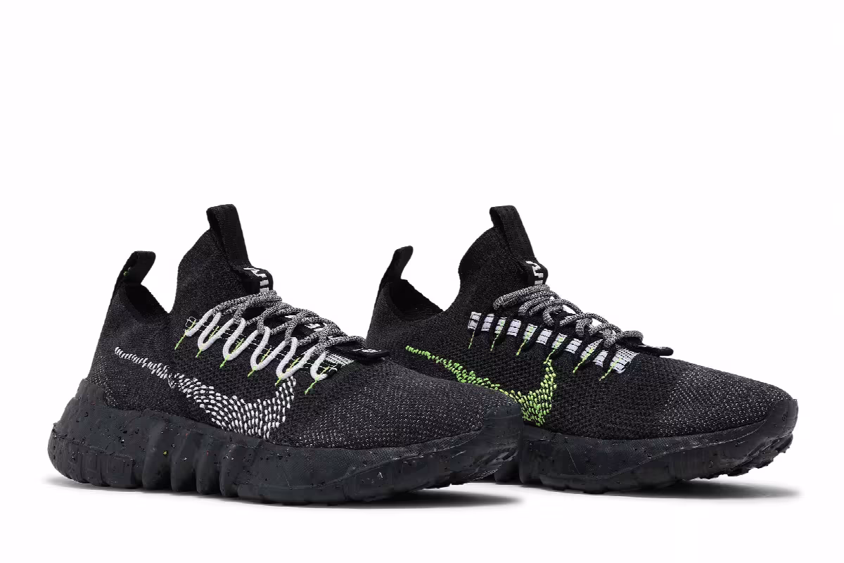 Nike Space Hippie 01 Black Volt, view 9