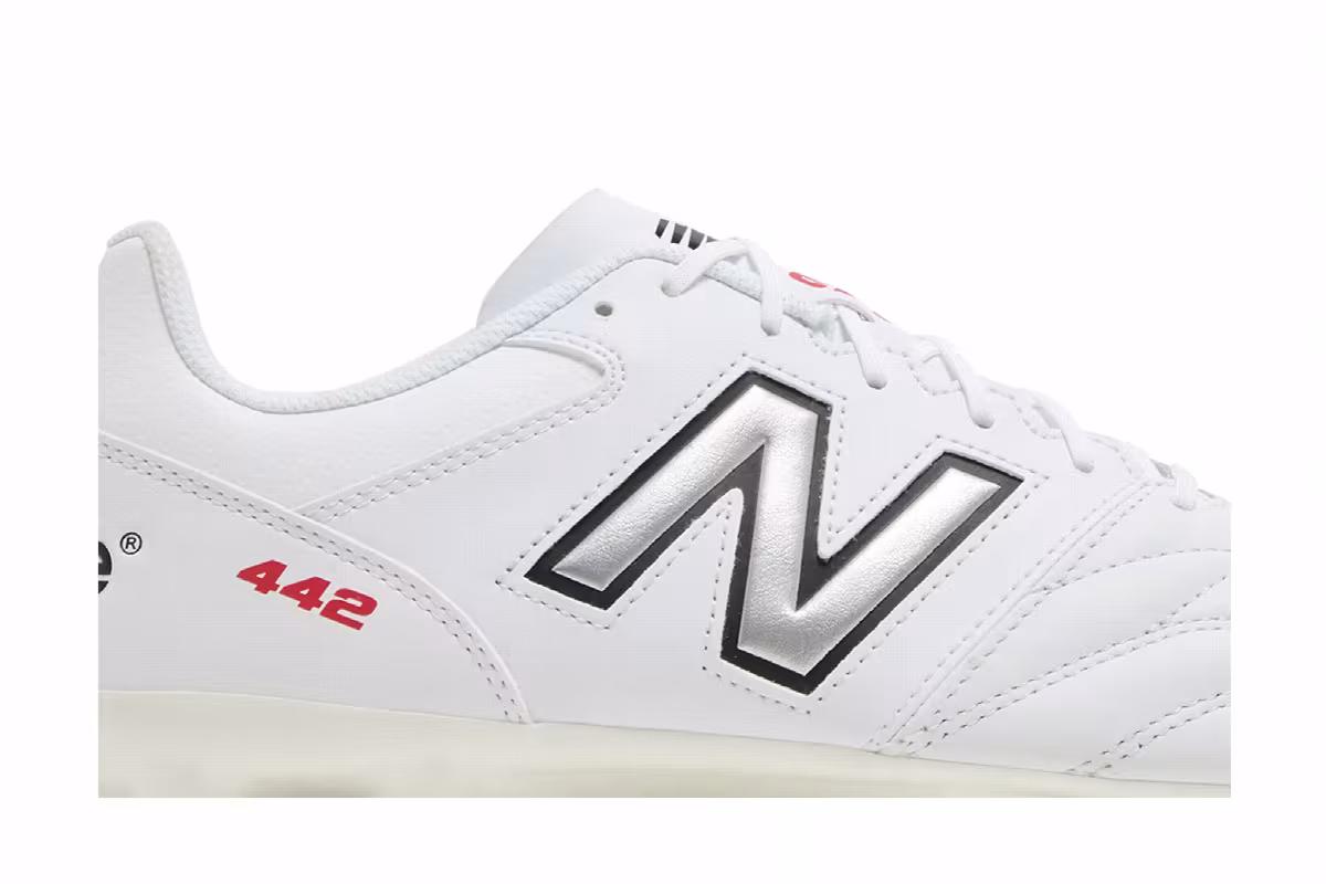 New Balance 442v2 Team FG White Black, view 3