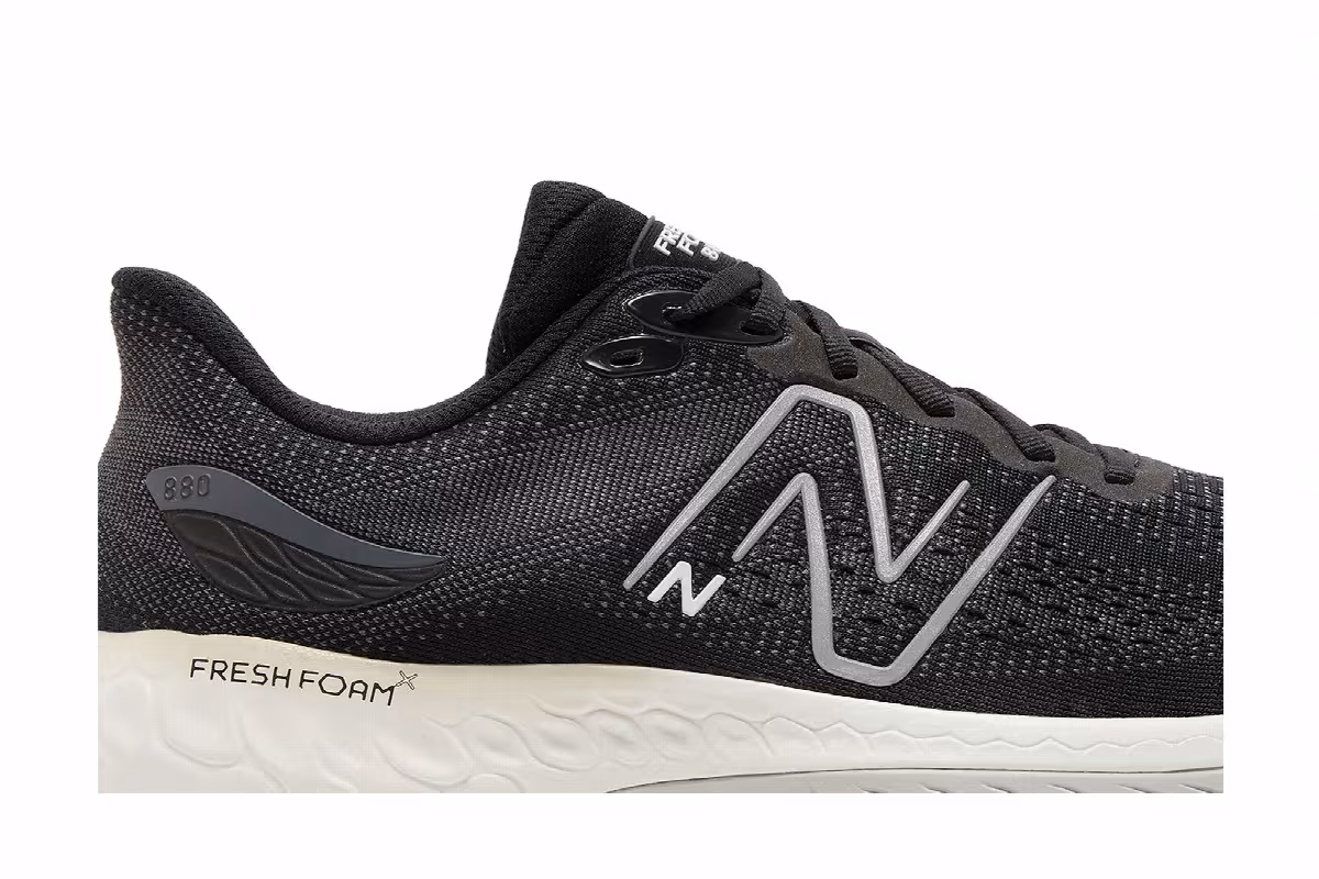 New Balance Fresh Foam X 880v12 Black Light Aluminum, view 3