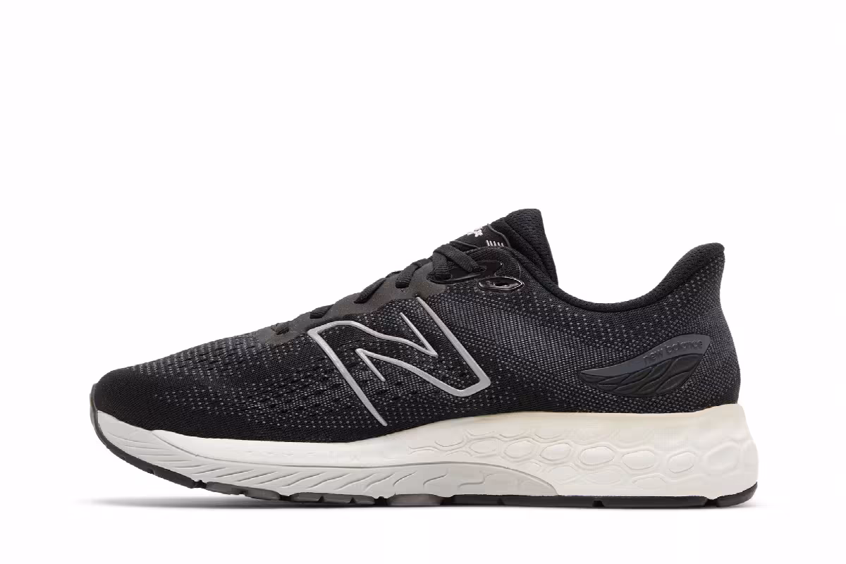 New Balance Fresh Foam X 880v12 Black Light Aluminum, view 4