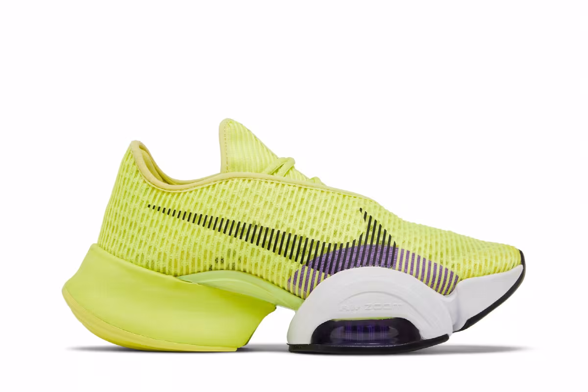 Nike Women's Air Zoom SuperRep 2 Light Lemon Twist, view 2