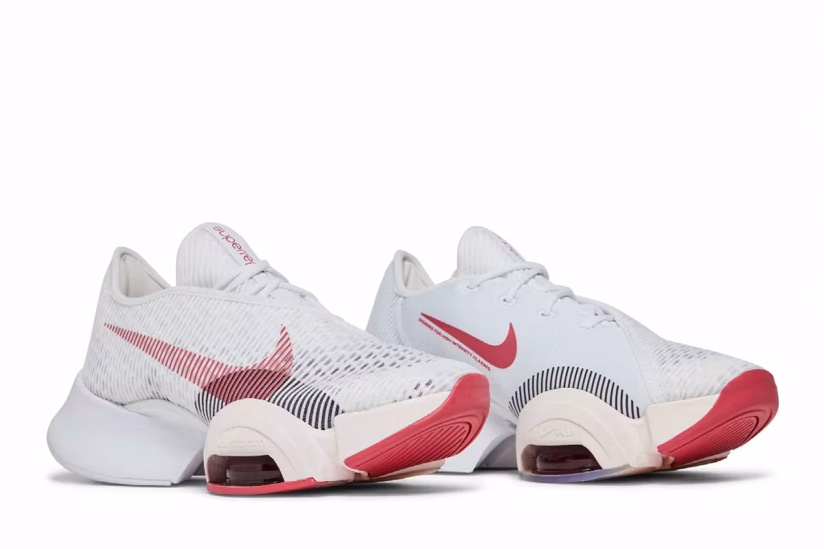 Nike Women's Air Zoom SuperRep 2 White Gypsy Rose, view 9