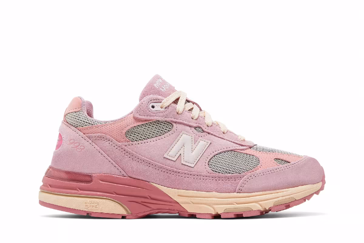 Joe Freshgoods x New Balance 993 Made in USA Performance Art - Powder Pink, view 2