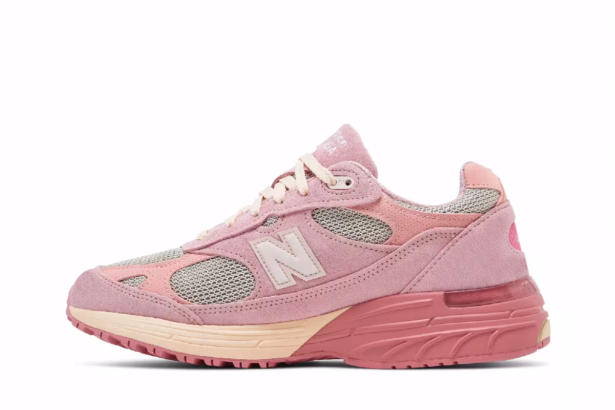 Joe Freshgoods x New Balance 993 Made in USA Performance Art - Powder Pink, view 4