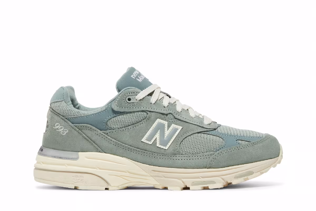 Kith x New Balance 993 Made in USA Pistachio, view 2