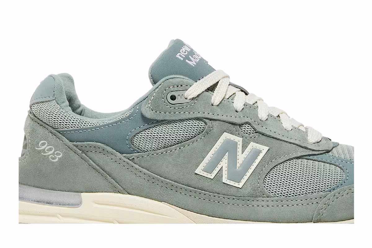 Kith x New Balance 993 Made in USA Pistachio, view 3