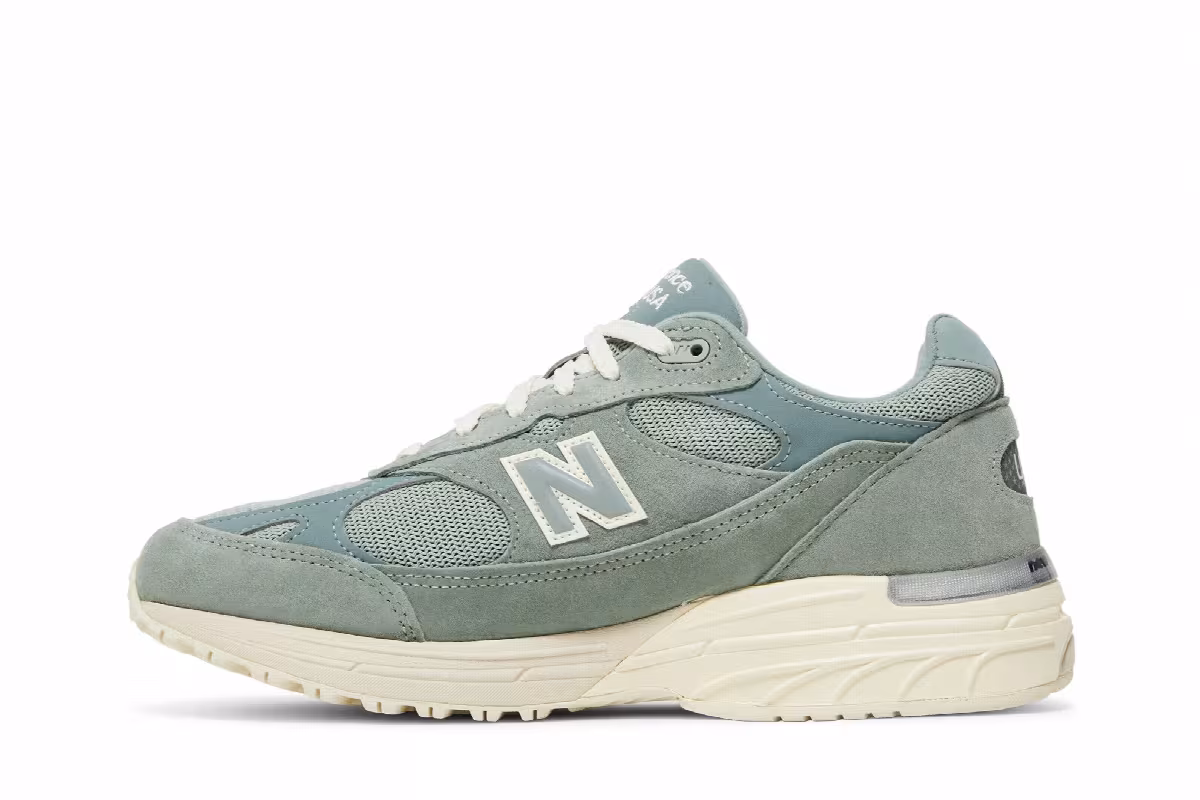 Kith x New Balance 993 Made in USA Pistachio, view 4