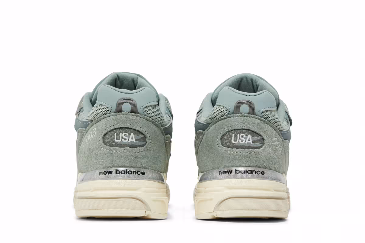 Kith x New Balance 993 Made in USA Pistachio, view 7