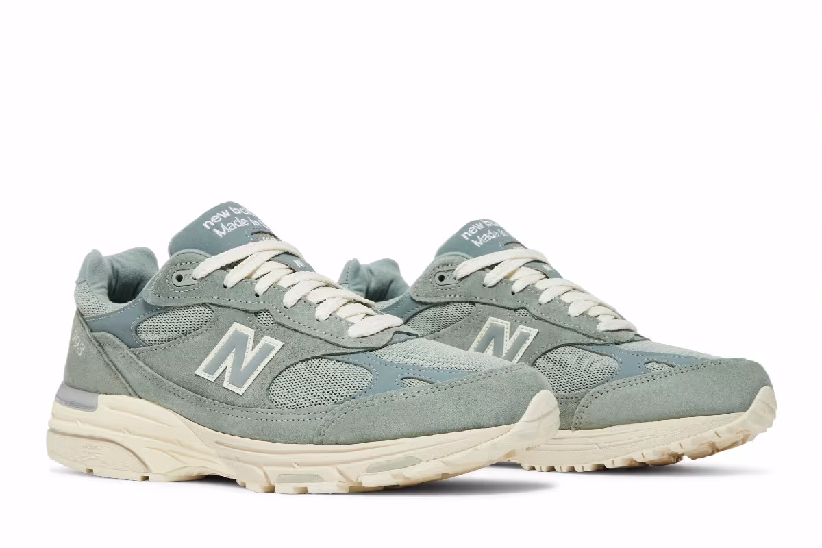 Kith x New Balance 993 Made in USA Pistachio, view 9