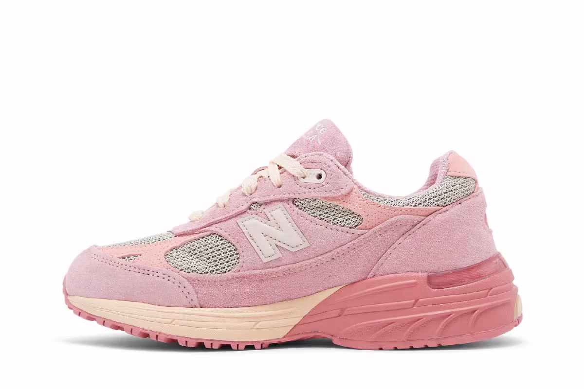 Joe Freshgoods x New Balance Women's 993 Made in USA Performance Art - Powder Pink, view 4