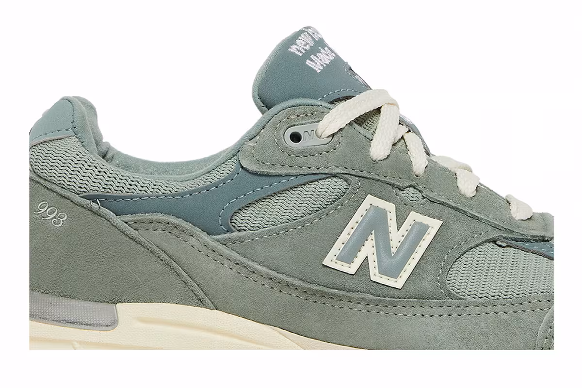 Kith x New Balance Women's 993 Made in USA Pistachio, view 3