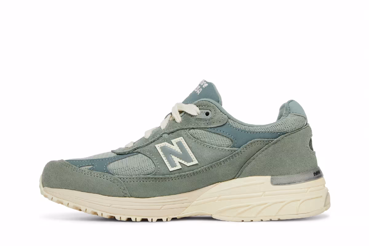 Kith x New Balance Women's 993 Made in USA Pistachio, view 4