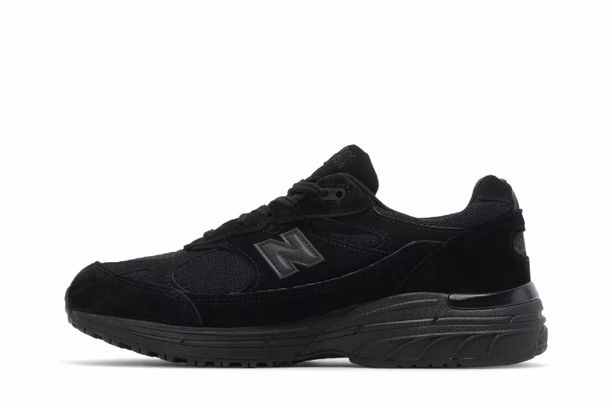 New Balance Women's 993 Made in USA Triple Black, view 4