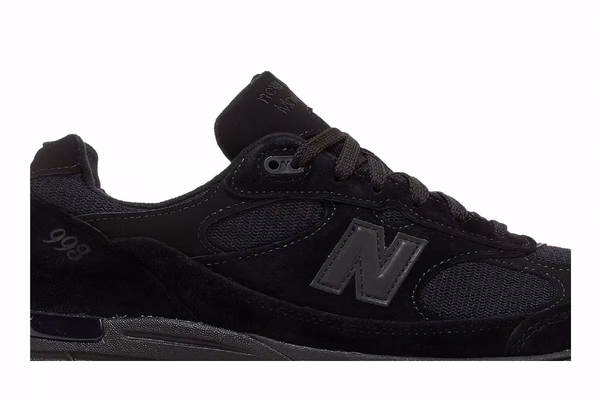 New Balance 993 Made in USA Triple Black, view 3