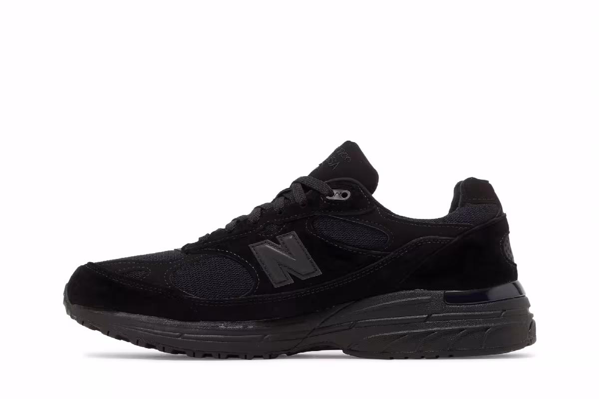 New Balance 993 Made in USA Triple Black, view 4