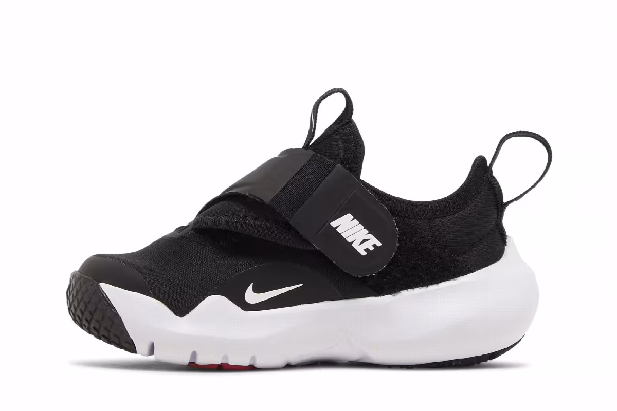 Nike Flex Advance TD Black White, view 4