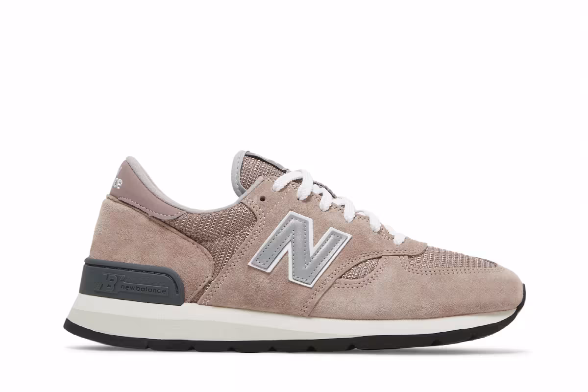 Kith x New Balance 990v1 Made In USA Dusty Rose, view 2