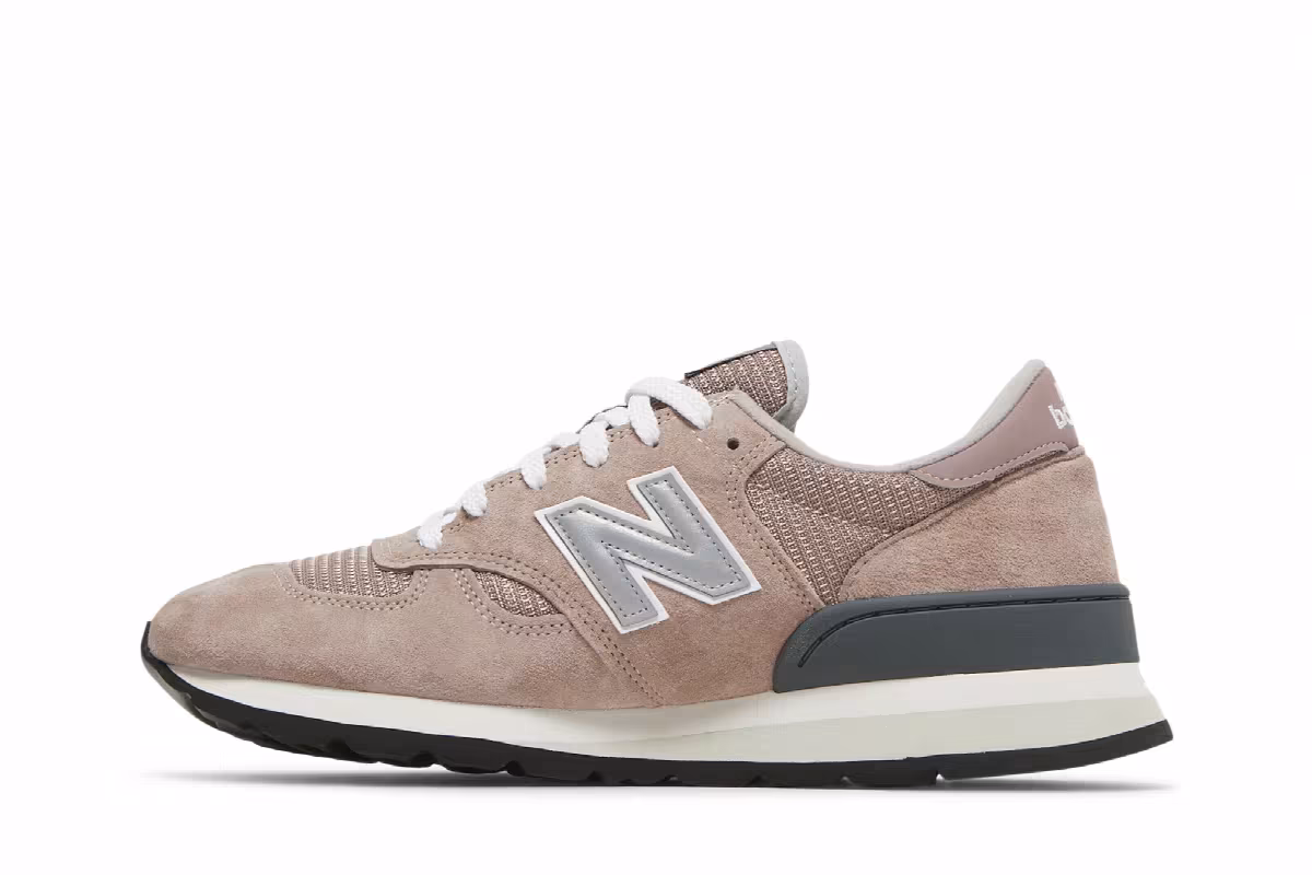 Kith x New Balance 990v1 Made In USA Dusty Rose, view 4
