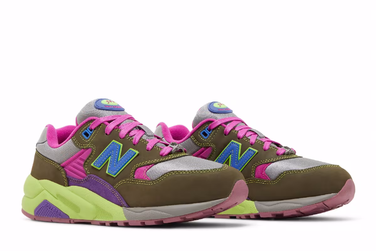 Stray Rats x New Balance 580 Tribute to 2007 - Dark Moss, view 9
