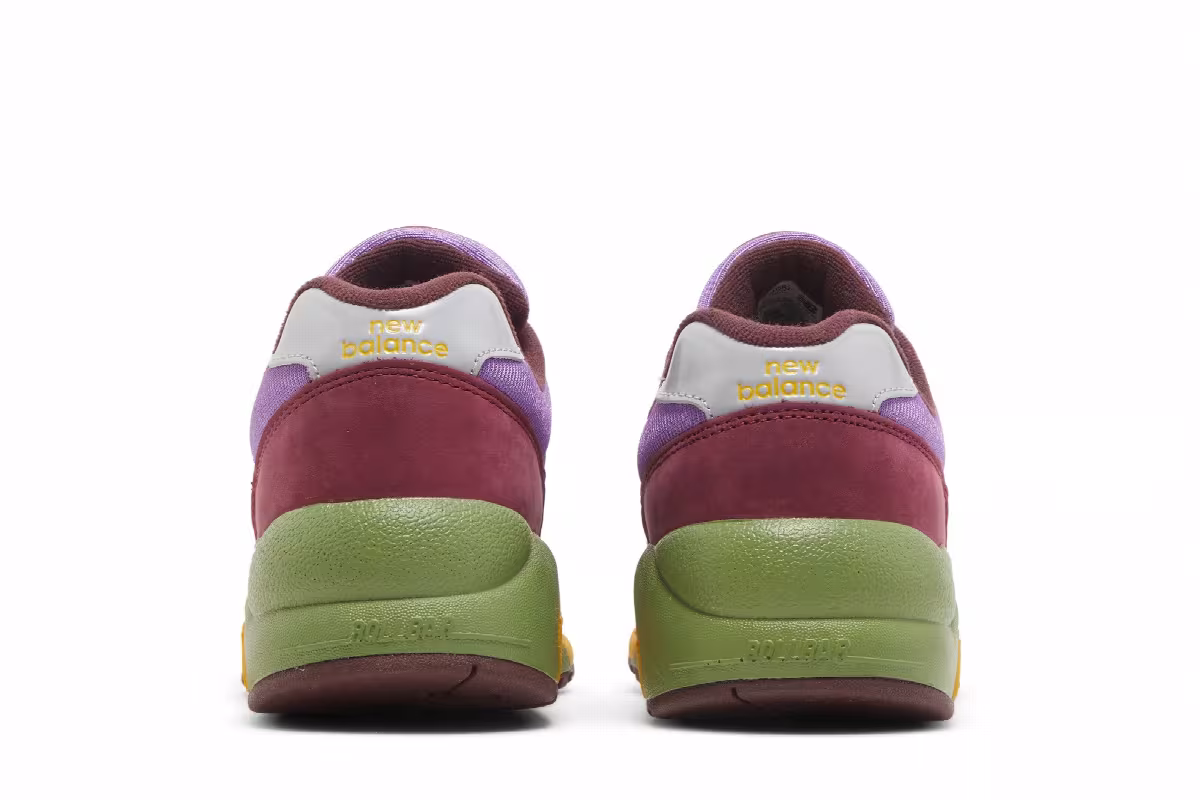 Stray Rats x New Balance 580 Tribute to 2007 - Burgundy, view 7