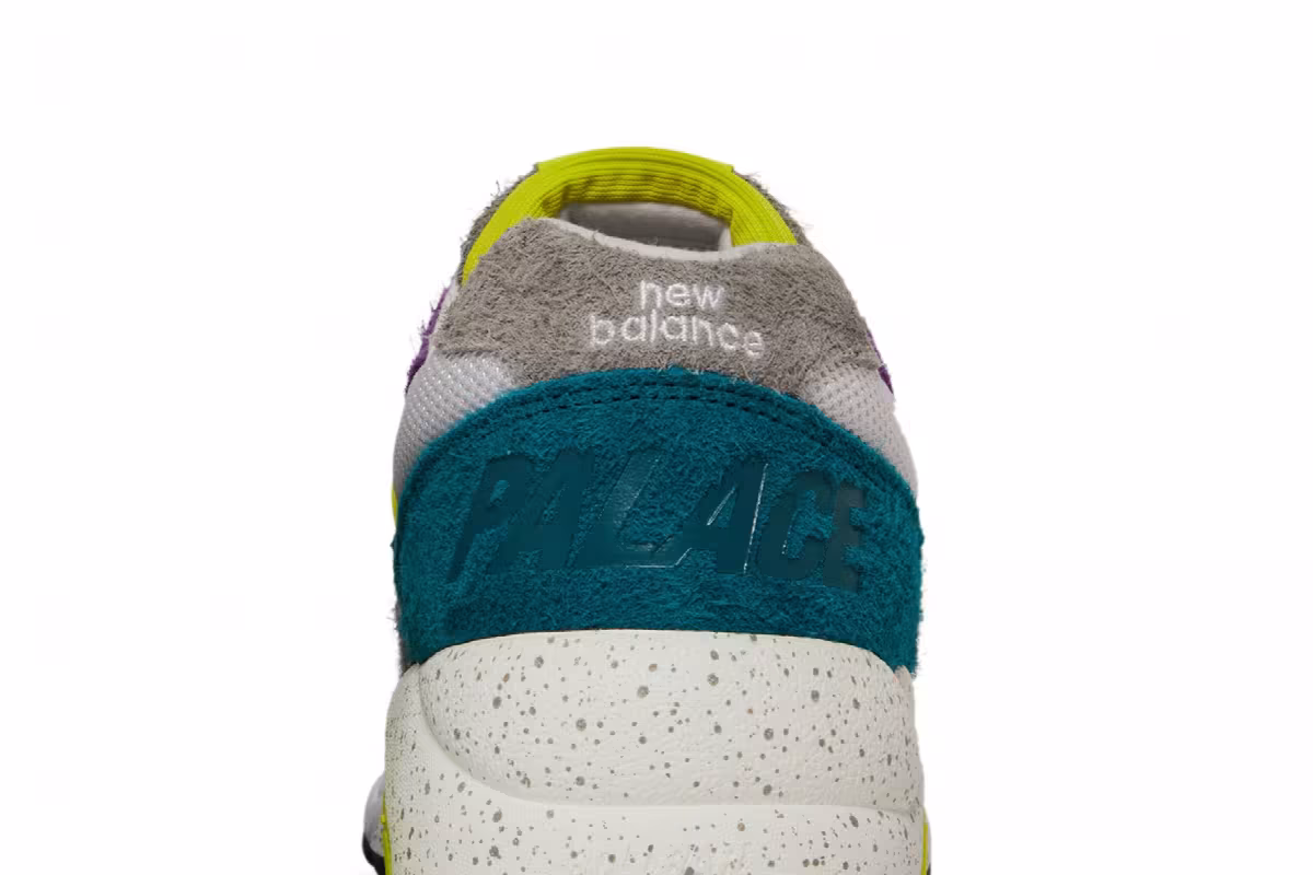 Palace x New Balance 580 Shaded Spruce Pansy, view 8