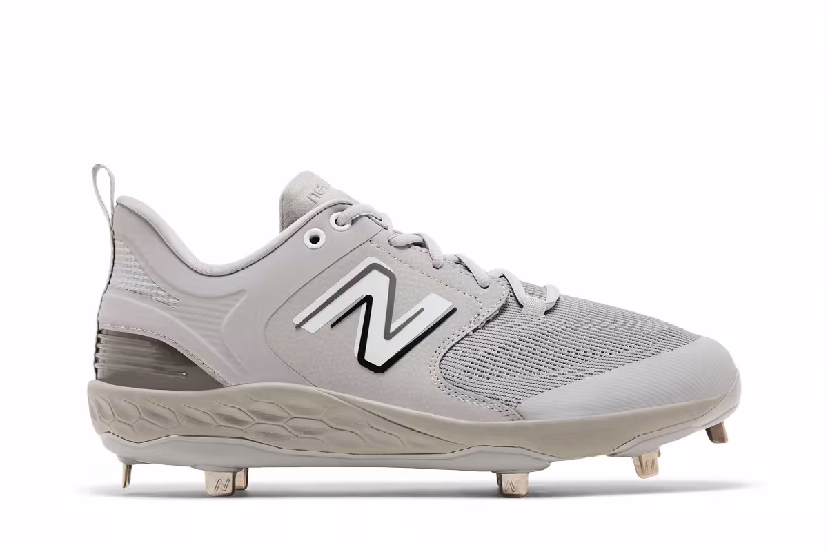 New Balance Fresh Foam X 3000v6 Metal 2E Wide Grey White, view 2